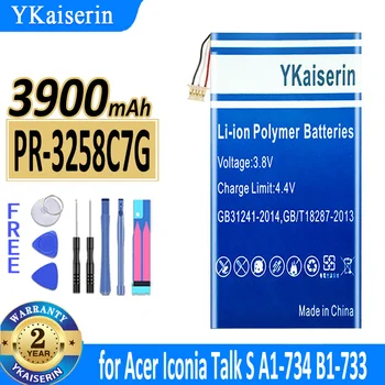 3900 mah YKaiserin Батерия PR-3258C7G PR3258C7G за Acer Iconia Talk S A1-734 B1-733 Tablet 3-wire Bateria