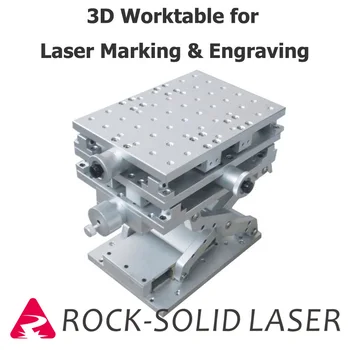 3D desk 3-Аксиален Подвижна Алуминиева Пейка САМ Работна Част от Оптични емисии на CO2 Лазерно Маркиране Гравиране Машина Завод на Директни Доставки на