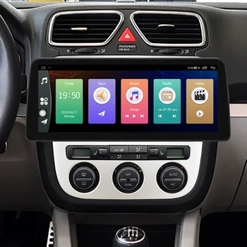 QLED 2K Android 12 8Core 8 + 256G Автомобилен Мултимедиен Радио За Volkswagen VW Scirocco Eos 2007-2013 2014 GPS Навигация CarPlay DSP
