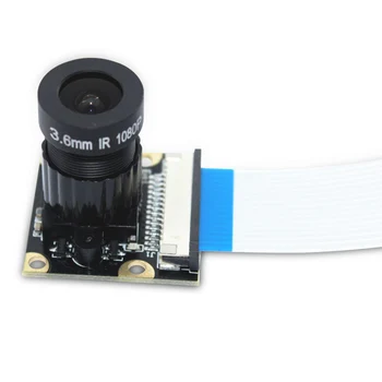 За Raspberry Pi 4 3Б + камера Модул OV5647 Видео с регулируем фокус 1080p 3.6 мм, 5-мегапикселова уеб камера, камера модул CSI Интерфейс