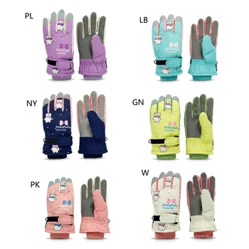 Зимни ръкавици за сняг Водоустойчив детски ски ръкавици, Детски Ръкавици без пръсти Минерални ръкавици