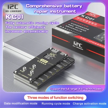 Програмист Комплексен Ремонт на Батерията i2C KC01 За iPhone 6-14Pro Max За Четене на Данни Батерии, Записване на Грешка, Предупреждение За Изправност Инструменти