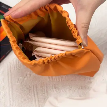 Чанта за съхранение Чанта за пране на Кабел за предаване на данни Чанта за съхранение на Пътна косметичка Дамска чанта за съхранение на Самозакрывающаяся косметичка Чанта с листа с пружина